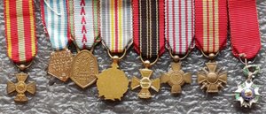 Фрачная колодка с орденом Почётного Легиона Франция