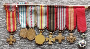 Фрачная колодка с орденом Почётного Легиона Франция