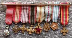 Фрачная колодка с орденом Почётного Легиона Франция