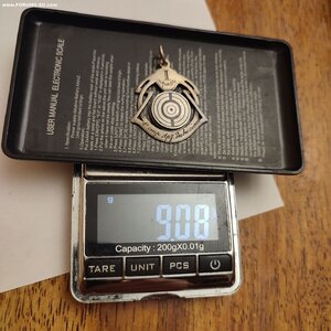 Сер. Призовой Жетон За Стрельбу из Револьвера 1908г.