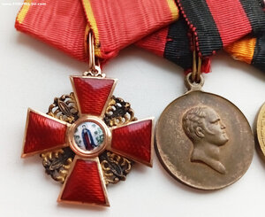 Колодка АННА+две медали