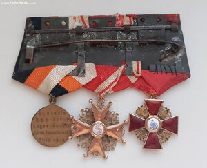 Колодка АННА+Станислав+медаль