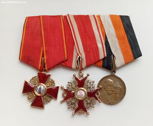 Колодка АННА+Станислав+медаль