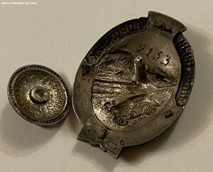 ПД Н.К.В.Д. СССР (времён ВОВ)___в серебре_____с доком 1943г.