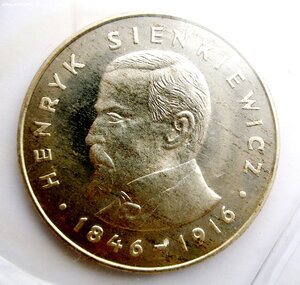 Польша. 100 зл. 1977г. Генрих Синкевич. PROOF. Патина.