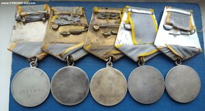 За Боевые Заслуги. 5 разных медалей на пентаколодках