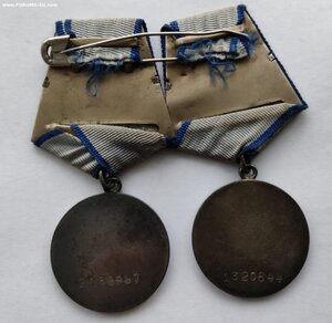 За отвагу 2 медали
