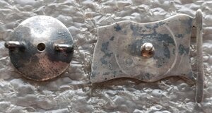 Знак яхт-клуба Русская Финляндия серебро