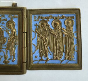 Re: Складень вершковый  "Деисус.Избранные святые"