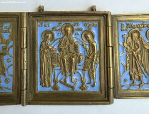 Re: Складень вершковый  "Деисус.Избранные святые"