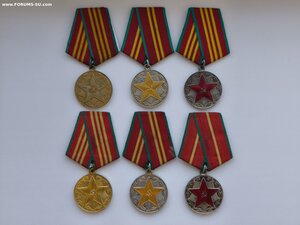 Выслуга МООП 10,15, 20 лет. Узбекские и Азербайджанские.