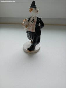 Клоун Карандаш и собака Клякса.