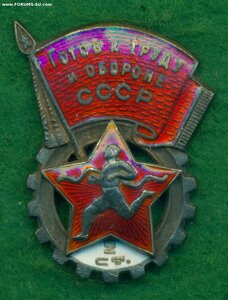 ГТО 2 ст. № А-68020, мондвор, серебро