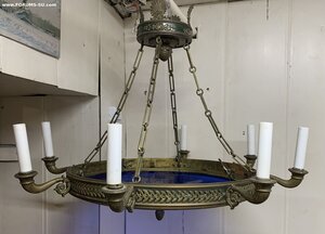 Люстра бронза, Ампир. 1920е