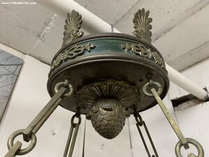 Люстра бронза, Ампир. 1920е