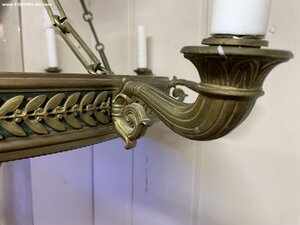 Люстра бронза, Ампир. 1920е