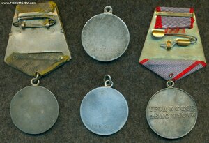 Четыре медали: 3 БЗ, одна ТД