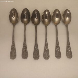 6 кофейных ложек в коробке 84пр.