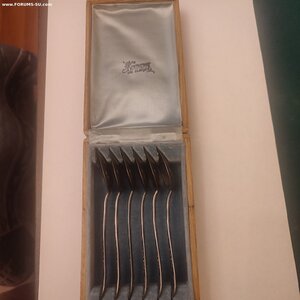 6 кофейных ложек в коробке 84пр.