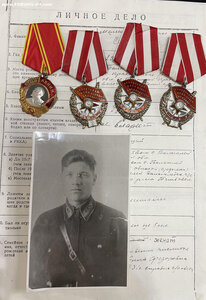 Группа 4 ордена на Героя Советского Союза Мельникова