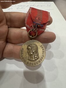 медаль за борьбу с коммунистами.