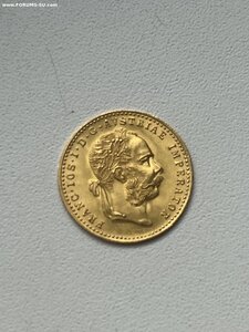 Золотой дукат Франц Иосиф 1 1915 год унц