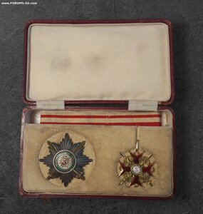 К-кт. Ордена и звезды св. Станислава с мечами. 1ст. Эдуард.