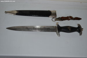 КИНЖАЛ СС в  МЕЛЬХИОРЕ С ПОДВЕСОМ 1936 год очень хорошее сос