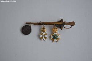 ФРАЧНАЯ ШПАГА немецкого военного участника войны 1812 года
