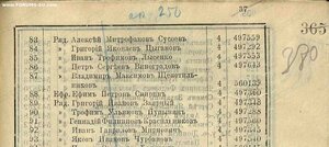 ГК 4 ст # 497.540  39 пех. Томский полк
