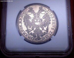 1/2 ТАЛЕРА 1766 = НЮРНБЕРГ = СЛАБ = ГРЕЙД PL61 = PROOF-LIKE
