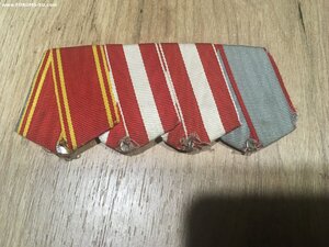 Оригинальная КОЛОДКА на четыре НАГРАДЫ.