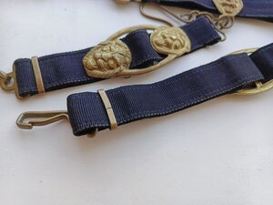 Ремень с подвесами для кортика , ВМС СССР, со львами