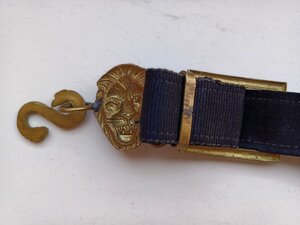 Ремень с подвесами для кортика , ВМС СССР, со львами