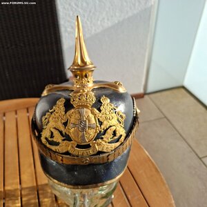 Пикельхельм (Pickelhaube). Бавария. Офицер резерва. Конец 19