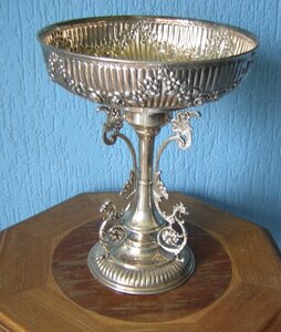 Конфетница/фруктовница на ножке (900пр) Harun Kara___большая