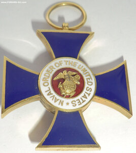 Знак Военно-морского ордена Соединенных Штатов в золоте