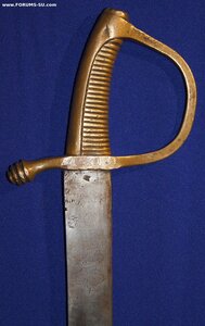 Тесак-полусабля русский пехотный обр.1817 с клинком на ЕII