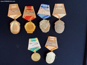 Лот: Ордена Ленина 73687, ТКЗ, три Почета, Целина.