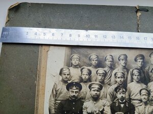 Фото солдат, офицеров, чиновников,  П.М.Г. май 1917 года