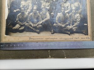 Фото солдат, офицеров, чиновников,  П.М.Г. май 1917 года