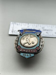 Знак ; ДСО ЗЕНИТ, футбол , 1949 год, 2 е место