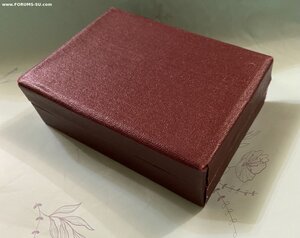 Редкая коробочка от нарады СССР___стандартразмер_____бархат