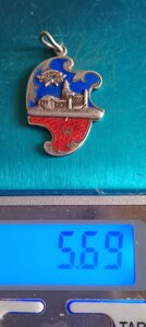 Памятный жетон выпускника Выборгского реального училища.