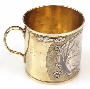 Кружечка с блюдцем 84 (Великий Устюг) - 1814 год
