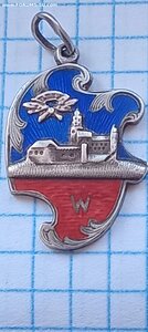 Памятный жетон выпускника Выборгского реального училища.