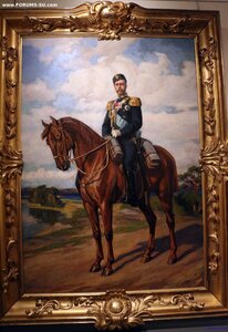 кокарда с гербом В.К.Ф.  драгунского полка