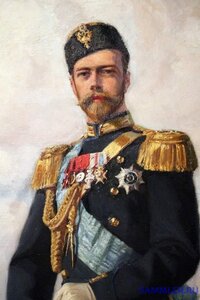 кокарда с гербом В.К.Ф.  драгунского полка