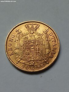 40 лир Италия 1814 г