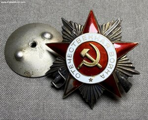 Орден «Отечественной Войны» 2-й ст. № 272*** (ЛМД) = черта